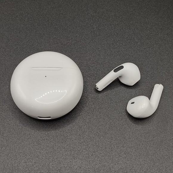 White Smartwatch Earbuds Set Fitness Sport Heart Rate Apple Android & iOS READ* - Picture 12 of 13